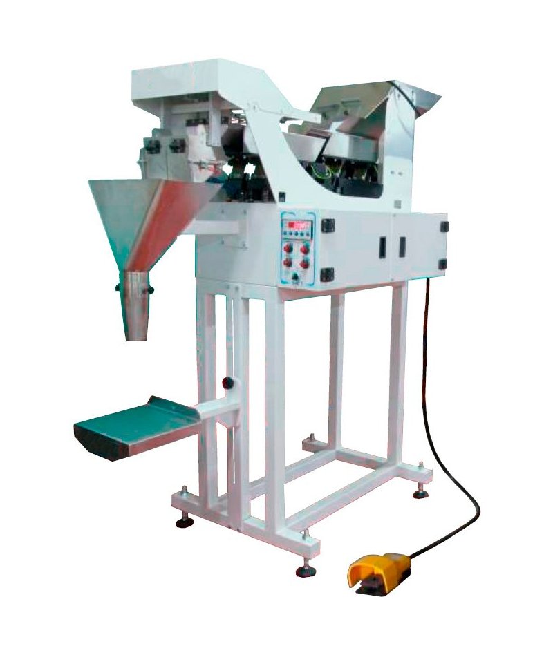 Dosificadora pesadora semiautomática hasta 8 cm