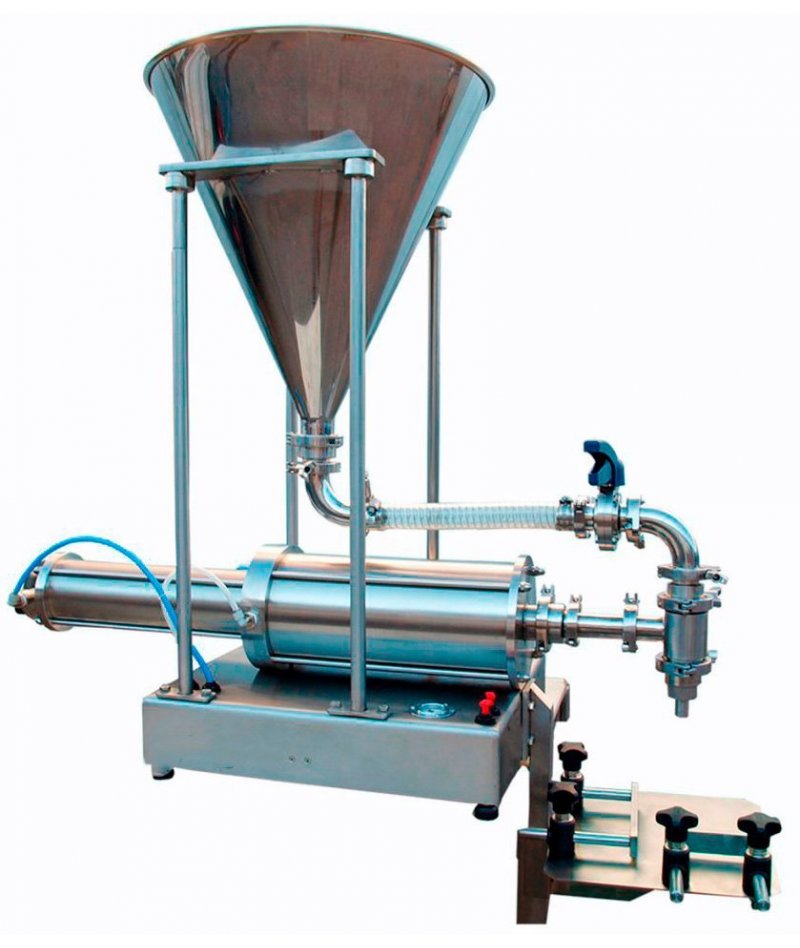 Dosificadora volumétrica de sobremesa Maxitop de 150-2200 cc con tolva 30 Lt