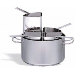 Cazuela con 4 cestas para cocer pasta 40 cm