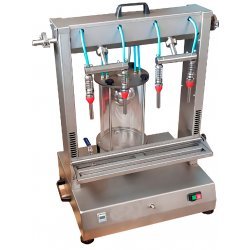 Máquina llenadora de 4 botellas por vacío