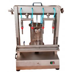 Máquina llenadora de 4 botellas por vacío