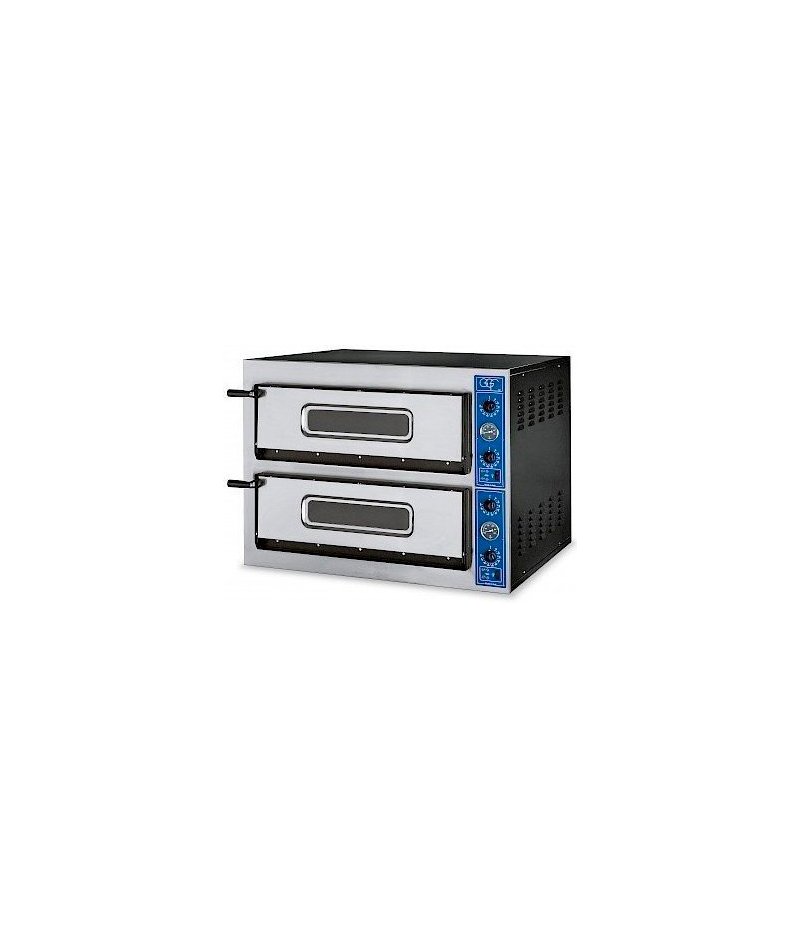 Horno 4+4 pizzas de 30cm Ø X44/30