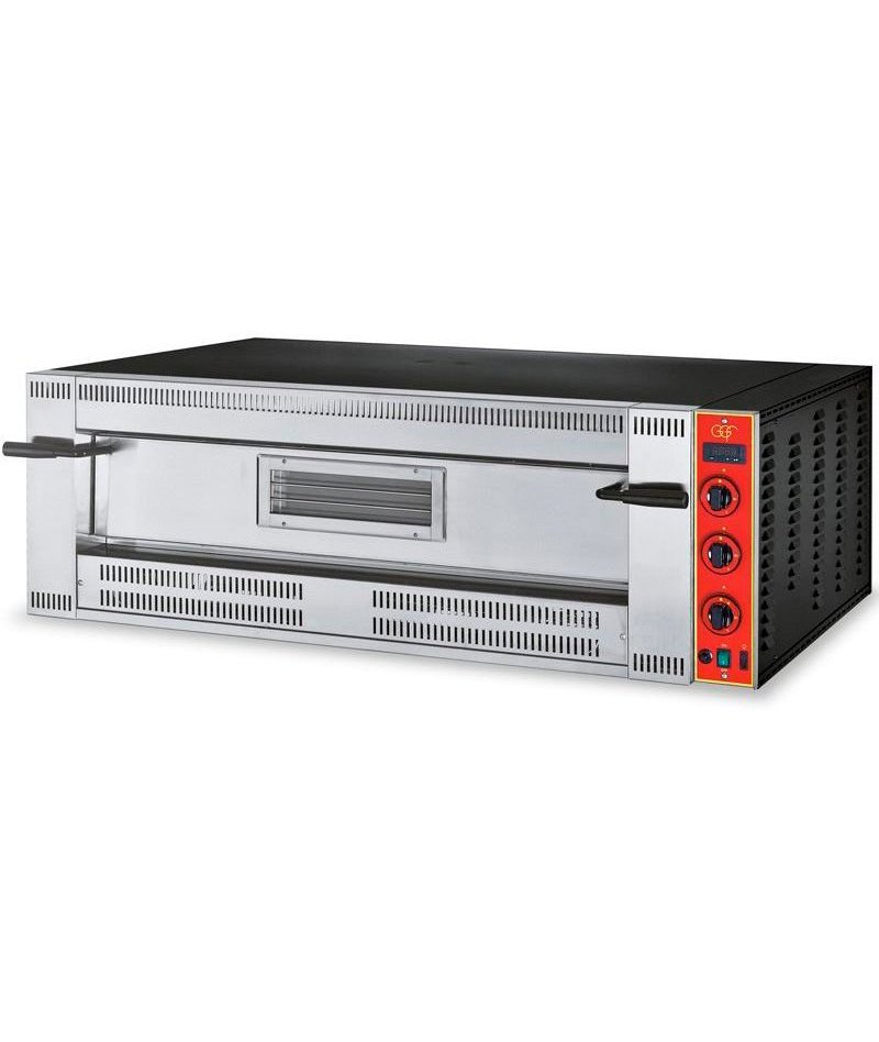 Horno de pizza profesional a gas de alto rendimiento con triple quemador. 9 pizzas de 30cm Ø G9