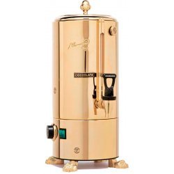 Chocolatera baño maría profesional de 5 litros versión Oro 24 Kt