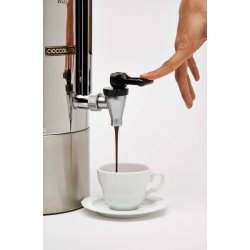 Chocolatera baño maría profesional de 20 litros versión acero