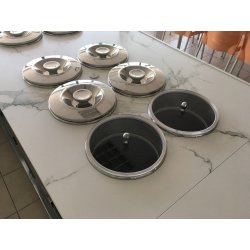 Pozzettis para helados de 3 filas