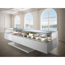 Vitrina suspendida para heladería y pastelería Tiffany