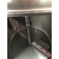 Marmita de cocción con mezclador y rascador Practic Mar 50 Lt