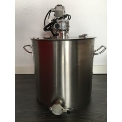 Marmita de cocción con mezclador y rascador Practic Mar 50 Lt