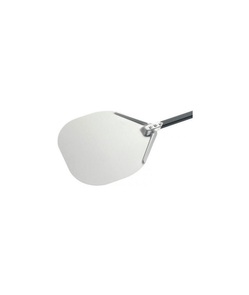 Pala de pizza para horno compacto en aluminio anodizado de 32cm con mango de 60cm