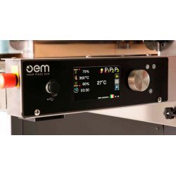 Horno para pizza de cinta estático OEM Tunnel TL108L/2 LCD Digital cinta 80 cm