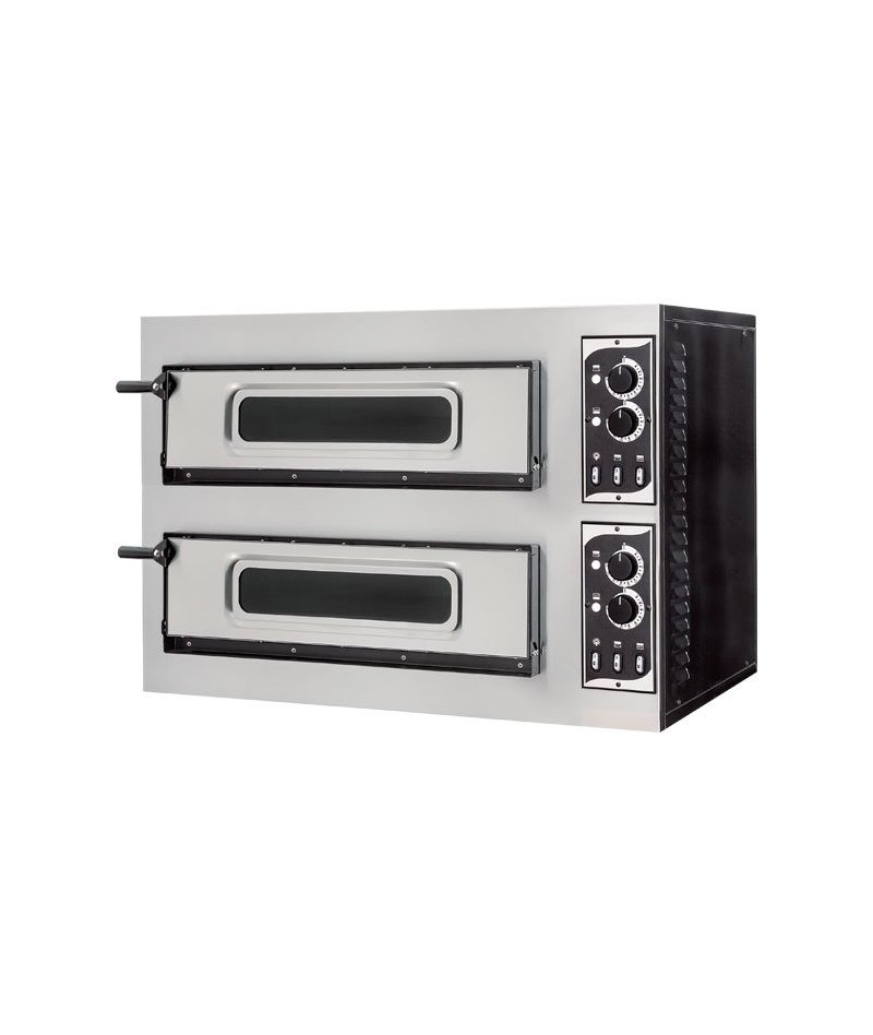 Prismafood BASIC 2/50 de puerta con cristal para 2 pizzas de 60x40