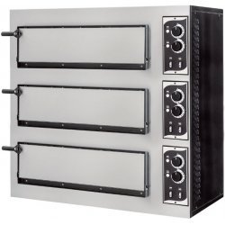 Prismafood BASIC 3/50 de puerta ciega para 3 pizzas de 60x40