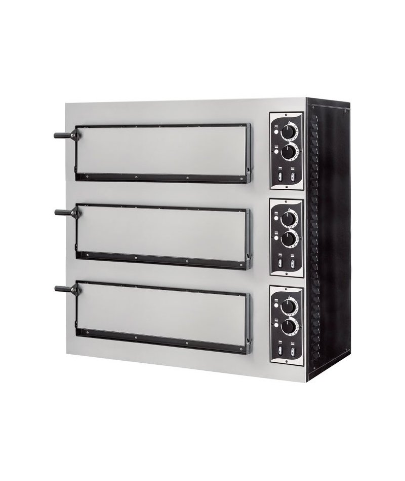 Prismafood BASIC 3/50 de puerta ciega para 3 pizzas de 60x40