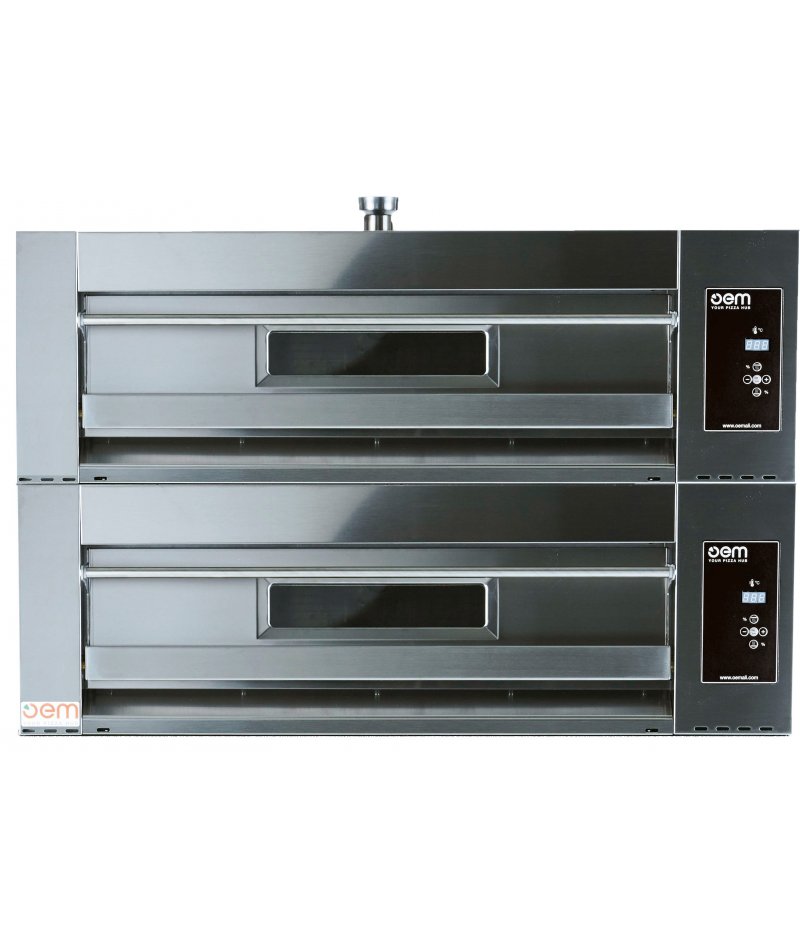 Horno OEM Domitor PRO Digital 830DG 4+4 pizzas de 30 Ø Monoblock
