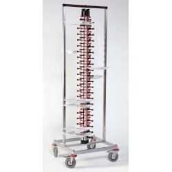 Porta platos de carro para restaurantes y catering Plate Mate de 84 platos
