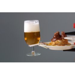 Clip soporte para copas en platos