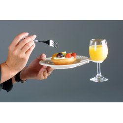 Clip soporte para copas en platos