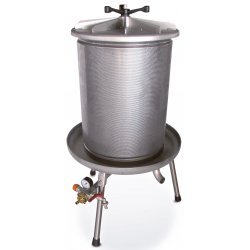 Prensa hidráulica por presion de agua 40 Lt Inox