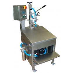 Llenadora semi-automática TOP BB20 con cuadro inox, variador de velocidad, sensor inox 90° C, compresor silenciado