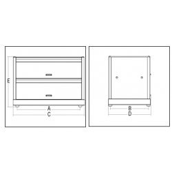 Vitrina expositora de sobremesa VISION BASIC HOT
