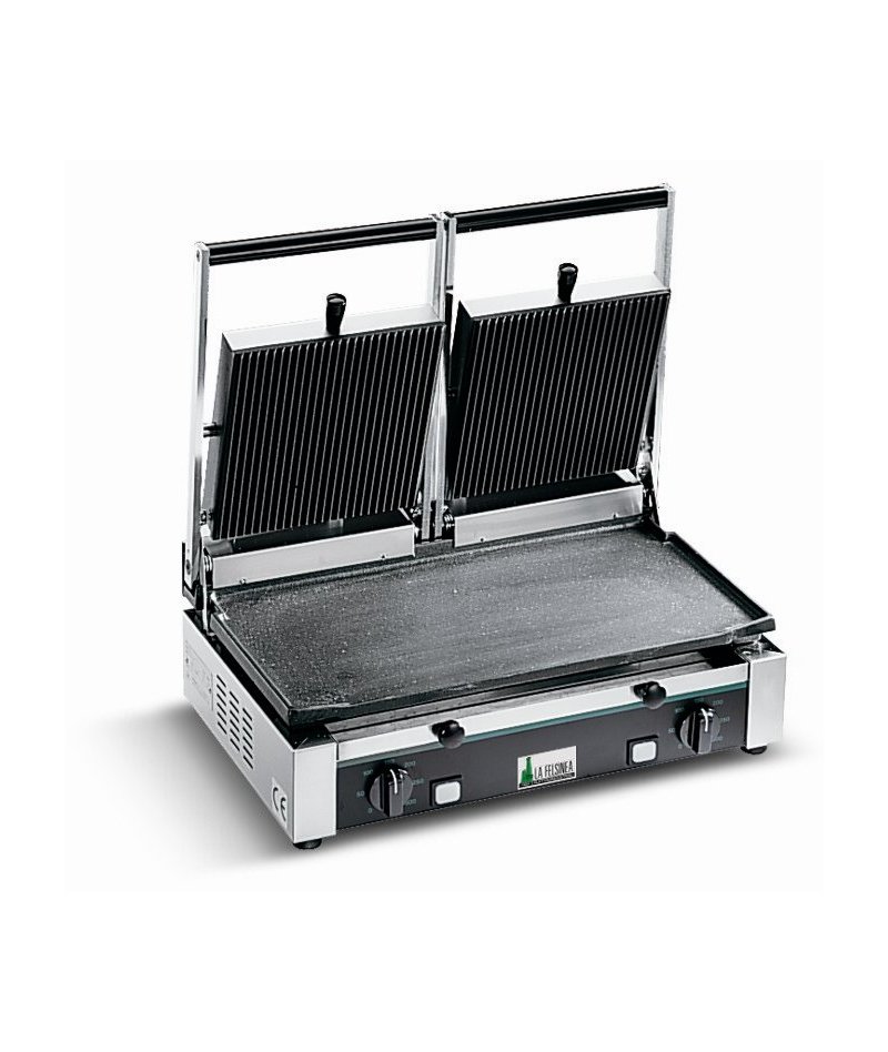 Plancha grill, parrilla de contacto, sandwichera doble PD 3000 LR-LR