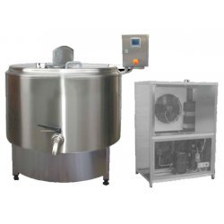 Pasteurizadores de leche con grupo de refrigeración desde 25 a 650 litros