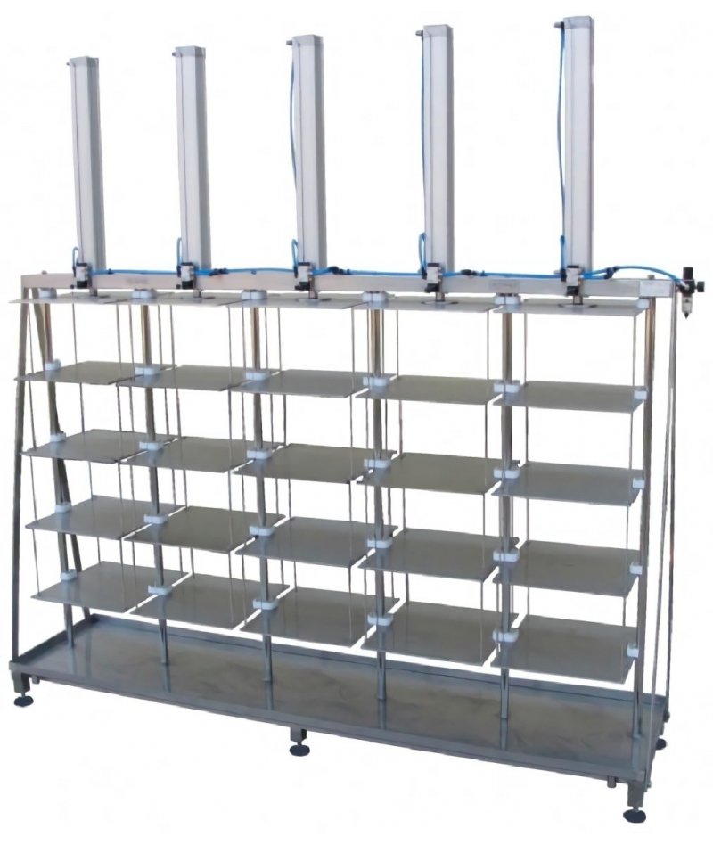 Prensa de queso neumática vertical PPS-AU 50-300 Kg