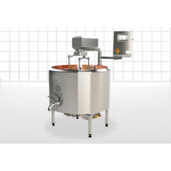 Cuba de cuajar queso de cobre 300-1500 litros