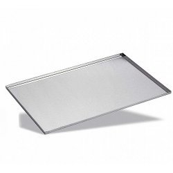 Bandeja de pastelería de aluminio - Borde 90º de 60x40cm