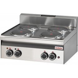 Cocina de 4 fuegos eléctrica potenciada Modular Function FU60/60PCE-P