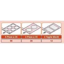 Horno OEM Millennium Valido EVO Digital 635S DG/2 6+6 pizzas de 35 Ø