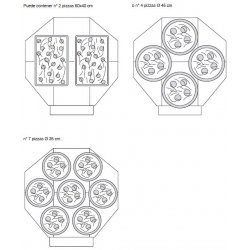 Horno de cúpula eléctrico para 7 pizzas de 33cm Napolitana OEM DOME