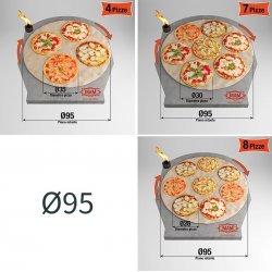 MAM Horno rotativo CUPOLA a leña gas o combinado