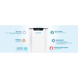 Purificador de aire con filtro HEPA H13 CADR 600 m³/h Airpurtec H600