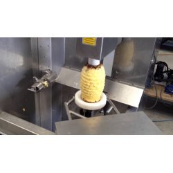 Pelador giratorio industrial para piña, melón, sandia y calabaza