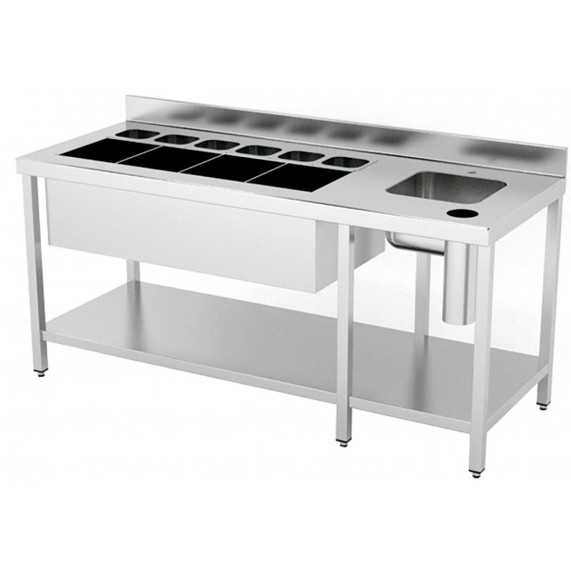 Mesa coctelera combinable