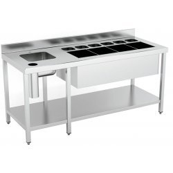 Mesa coctelera combinable