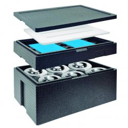 Contenedor portatil isotermo para 6 carapinas