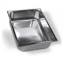 Cubeta de acero inoxidable para helado de 420x200x200. Capacidad 13,5 litros