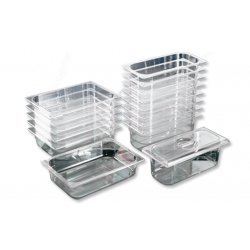 Cubeta de policarbonato para helado de 360x250x80. Capacidad 6,5 litros