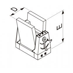 Laminadora de masa industrial GPB 600x1000 de sobremesa