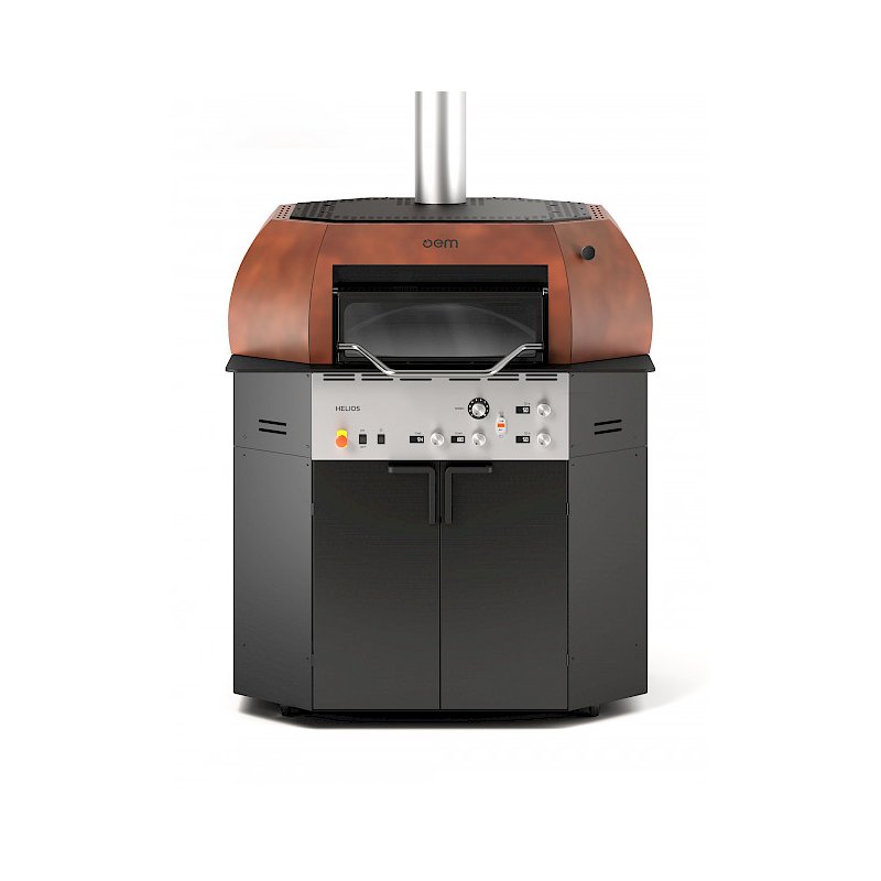 Horno de pizza rotativo eléctrico OEM Helios 530 Rustic