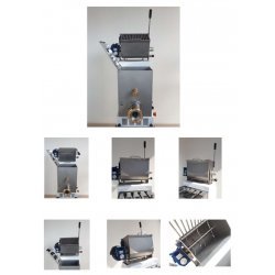 Máquina para hacer pasta fresca VW6DV. Extrusora de producción 26 Kg/h
