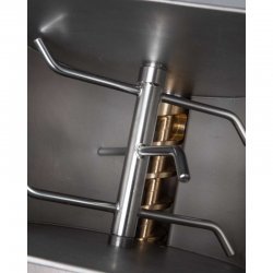Máquina para hacer pasta fresca VW6DV. Extrusora de producción 26 Kg/h