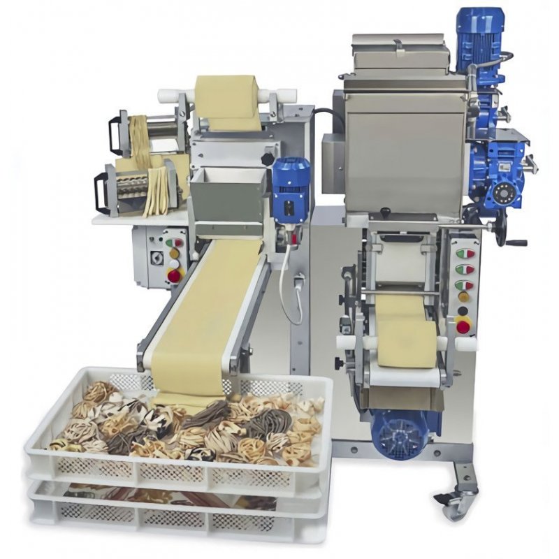 Maquina para fideos o noodles Yakisoba y Ramen KTS160DVNOOD. Cubas de 22+22Kg