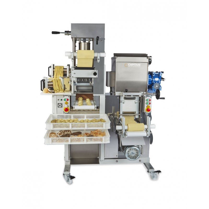 Maquina combinada amasado+raviolis+pasta larga Capitani Kompact 250 DV