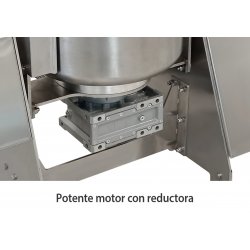 Molino conchadora refinadora para cacao y frutos secos con muelas de piedras giratorias y cuba basculante  - 25 KG