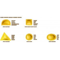 Maquina eléctrica para hacer Raviolis PARV30. Capacidad 20 kg/h