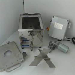 Maquina para hacer mantequilla de pequeña producción para laboratorios o pequeño consumo. Cuba de 10 litros